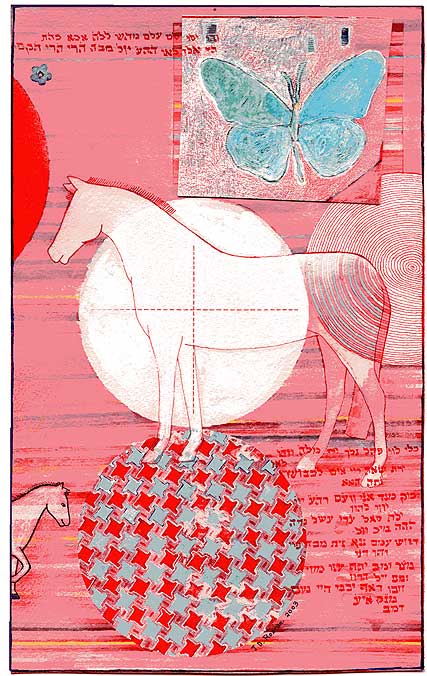 Houndstooth Horse